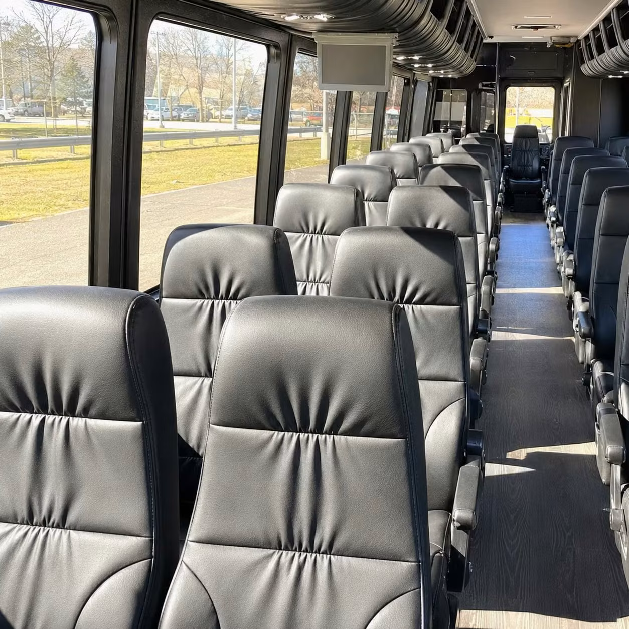 30 passenger minibus interior