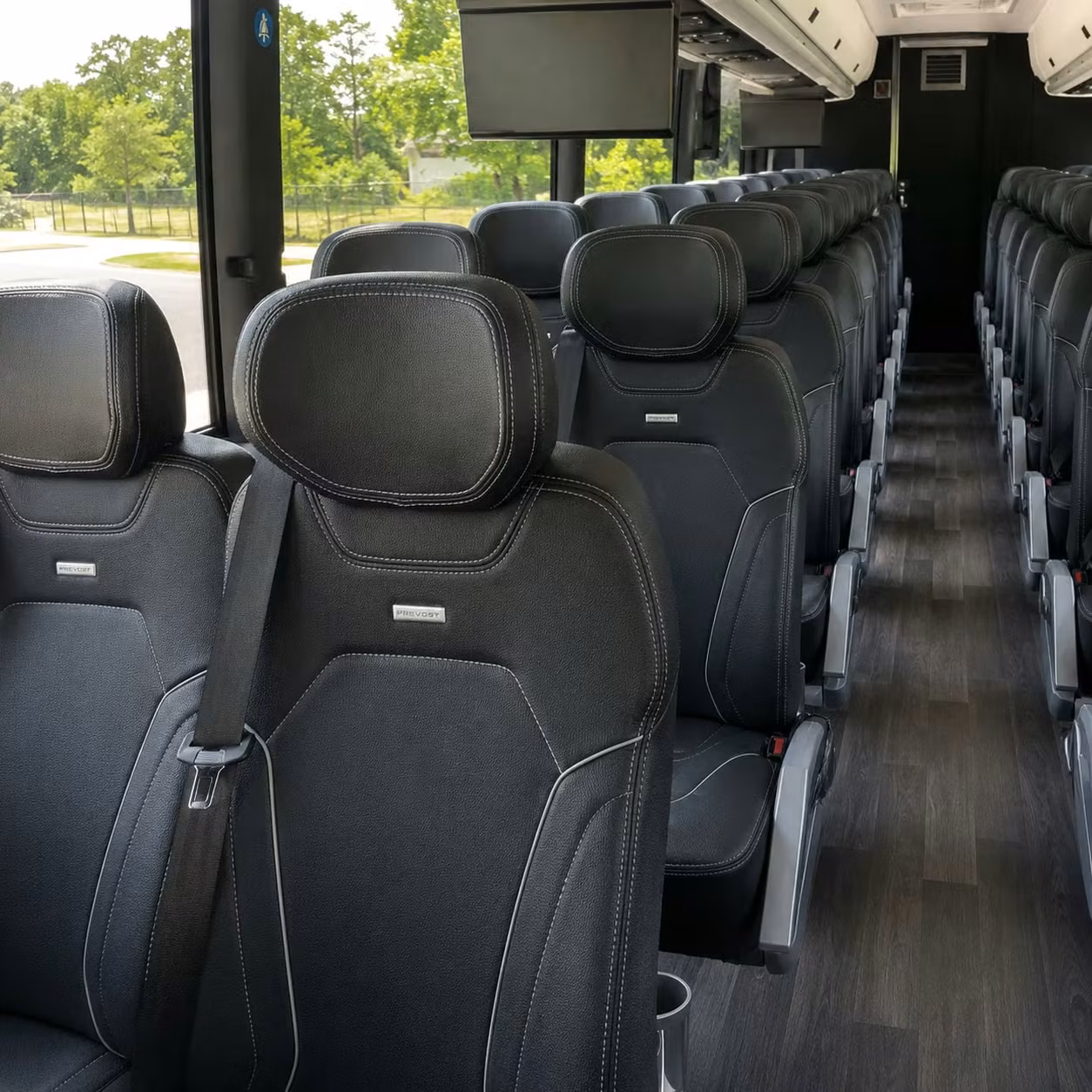 lehigh acres charter bus interior