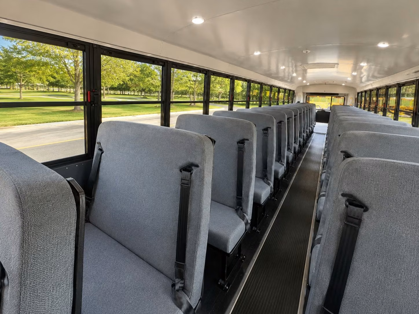 school bus interior