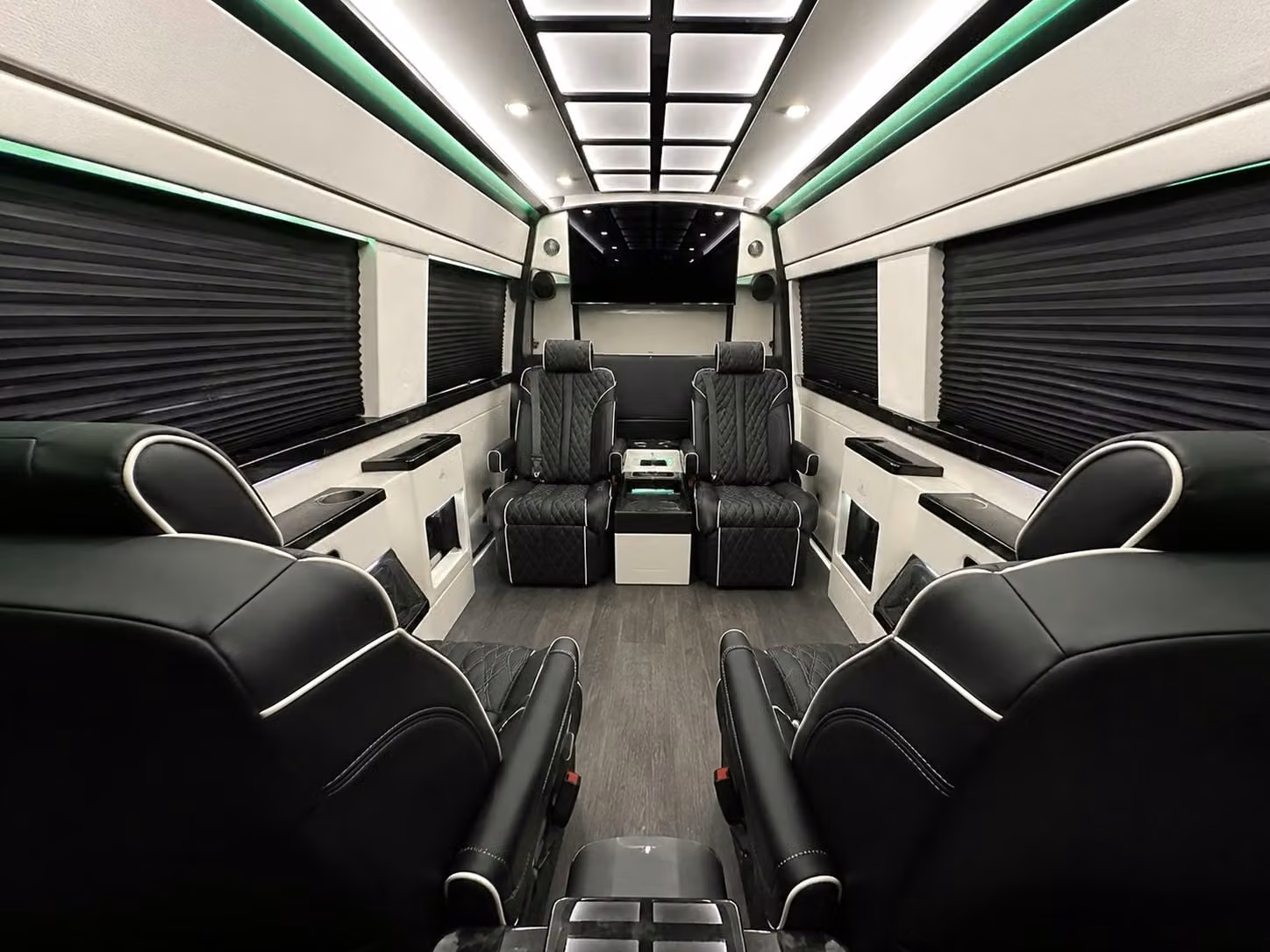 sprinter van with driver inside